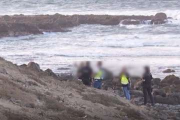 Hallado el cadáver de un hombre flotando en aguas de la playa próxima a Las Terrazas (Telde)/RTVC.